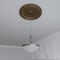 Ekena Millwork PVC Medallion (Canopies up to 13 1/2"), 22"OD x 3 1/2"ID x 1 1/2"P, Metallic Champagne Bronze CMP22TRCCB - alternate 9